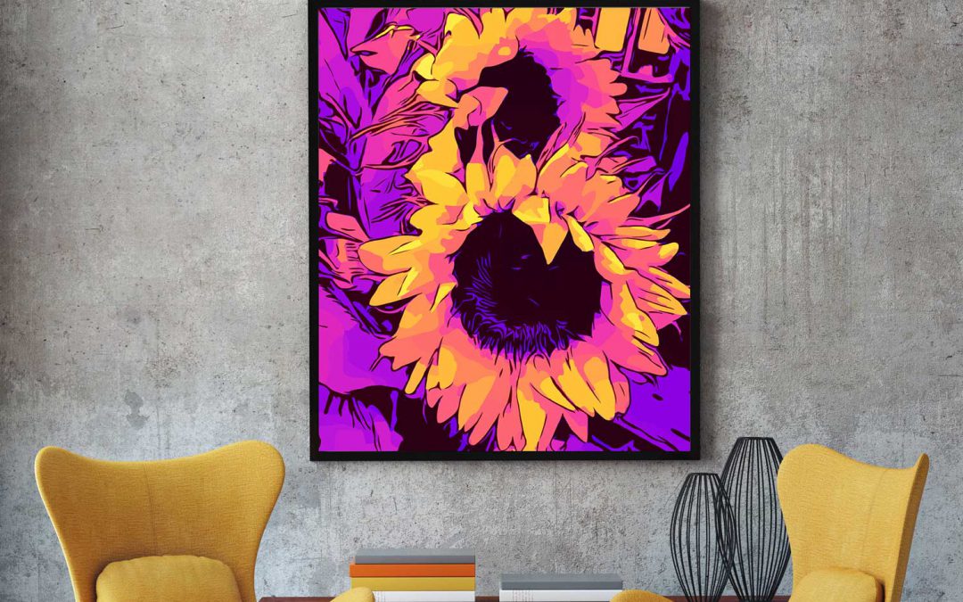 Blumen-Poster bei Artflakes